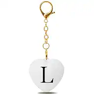 Initial Letter Purse Light Keychain bag Charm, Sensor Purse Light for Handbag, Cute Alphabet Keychain Charm for Women