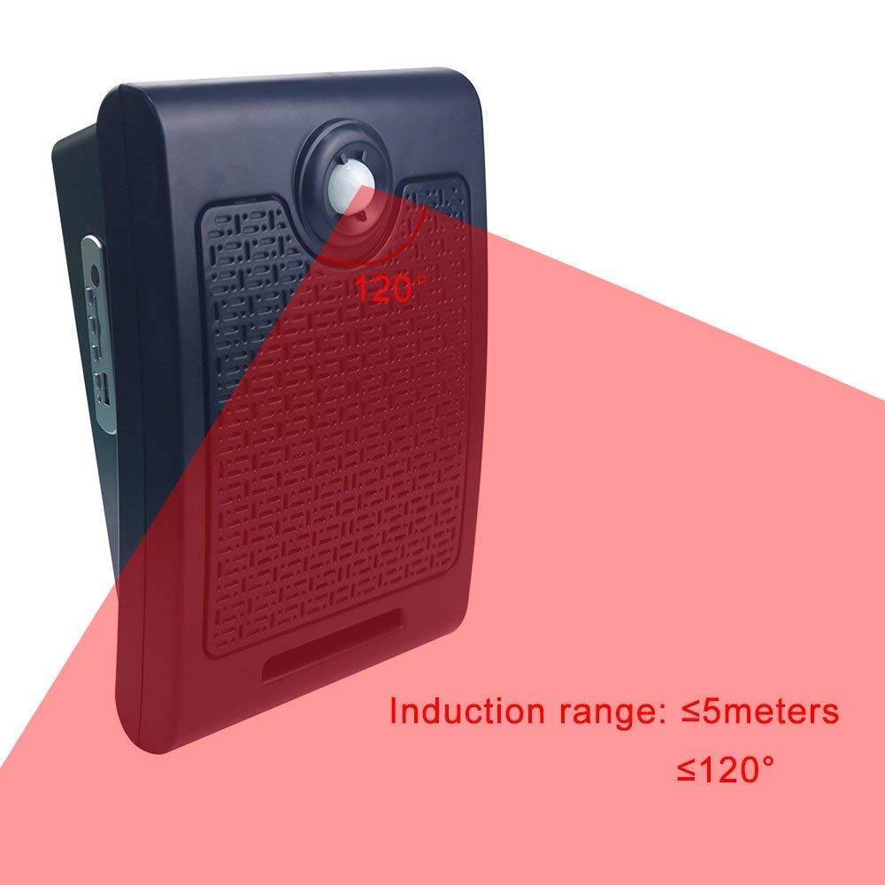 Wall Mount High Power Sensitive PIR Motion Sensor Voice Programmable