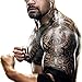 Maui Tattoos,2-Sheet Extra Large Temporary Tattoo Similar the Rock Arm Chest Big Totem Body Maori Tattoos Sticker for Men Women Makeup Waterproof Fake Tattoo