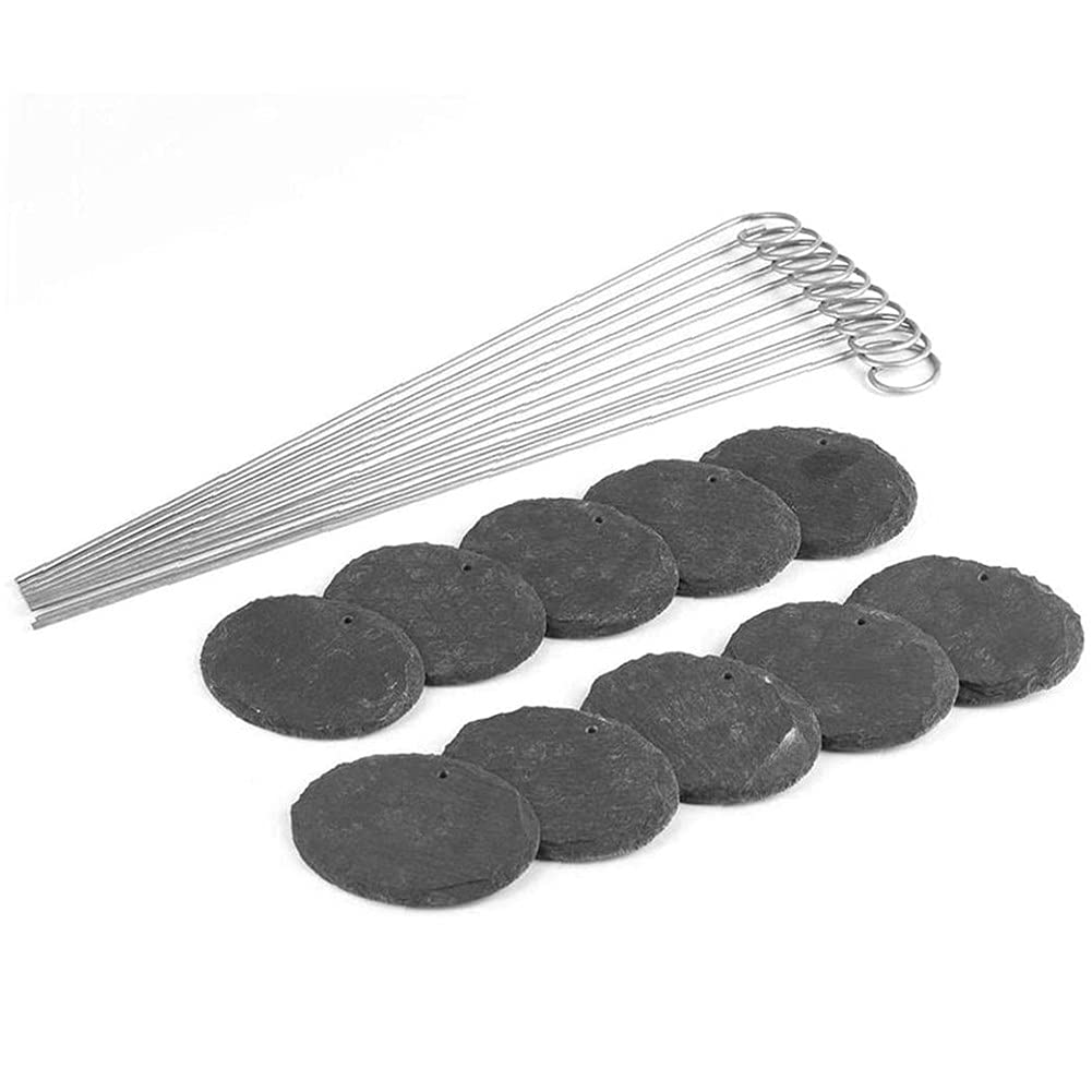 Etichette Per Piante In Metallo - Set 25 Pezzi Per Giardino, Acciaio