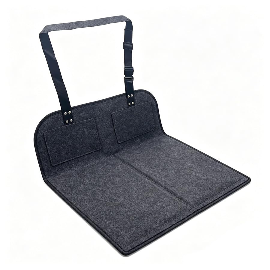 Hannayah Car Camping Essentials Rear Seat Mattress Extension Plate, Car Back Seat Extender，Portable Mattress for Sleeping Increase Travel Trunk Space Bed Space for Most Cars, SUV, Model Y/3