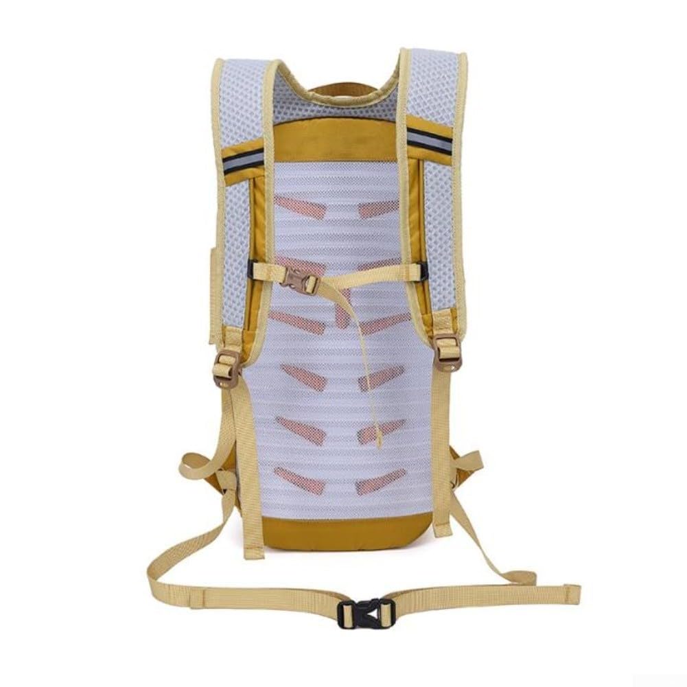 Zaino per sportivo Ultraleggero 475g per Campeggio Outdoor Zaino(Misty Gray-green 49.5 * 16 * 25cm)