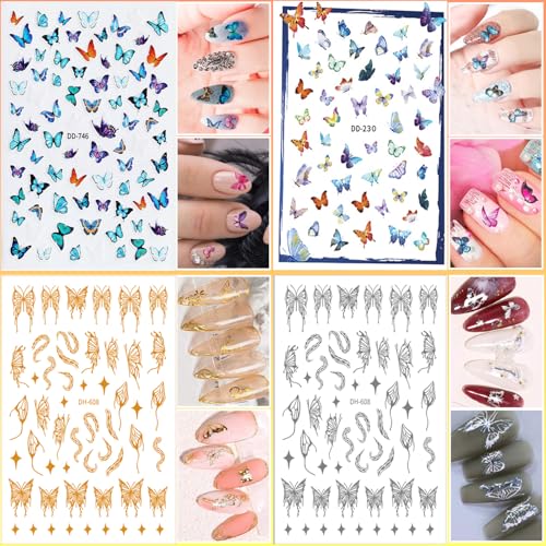 JOYJULY Nail Art Design Tools - 3D Decorations Kit with Brushes, Dotting Tools, Holographic Stickers, Nail Foil Tape, Rhinestones and Pick-Up Tweezers - Thumbnail 5