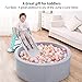 STARBOLO Ball Pit Balls Pack of 100 - Pearl 6 Colors BPA&Phthalate Free Non-Toxic Crush Proof Play Balls Soft Plastic Balls for 1-5Years Old Toddlers Girl Kids Birthday Pool Playpen Tent Party