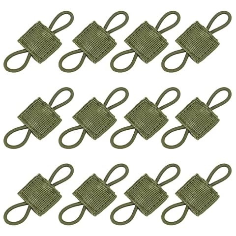 DAWRIS Sistema Molle de accesorios para mochila táctica, chaleco, 12 unidades Cover