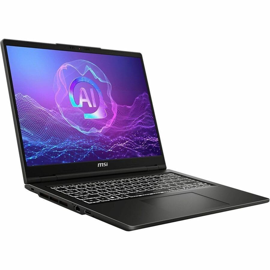 Image of MSI Venture A14 AI+ A3HMTG-019US 14 inch Touchscreen Notebook - Full HD Plus - 60 Hz - AMD Ryzen AI 5 340-16 GB - 512 GB SSD - Solid Gray