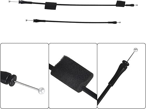 Miniatura 4 de WFLNHB 924-350 Cables de liberación del pestillo de puerta 6C2Z15264A00AB Reemplazo para Ford E150 E250 E350 Vans 1992-2013 Econoline Super Duty 2