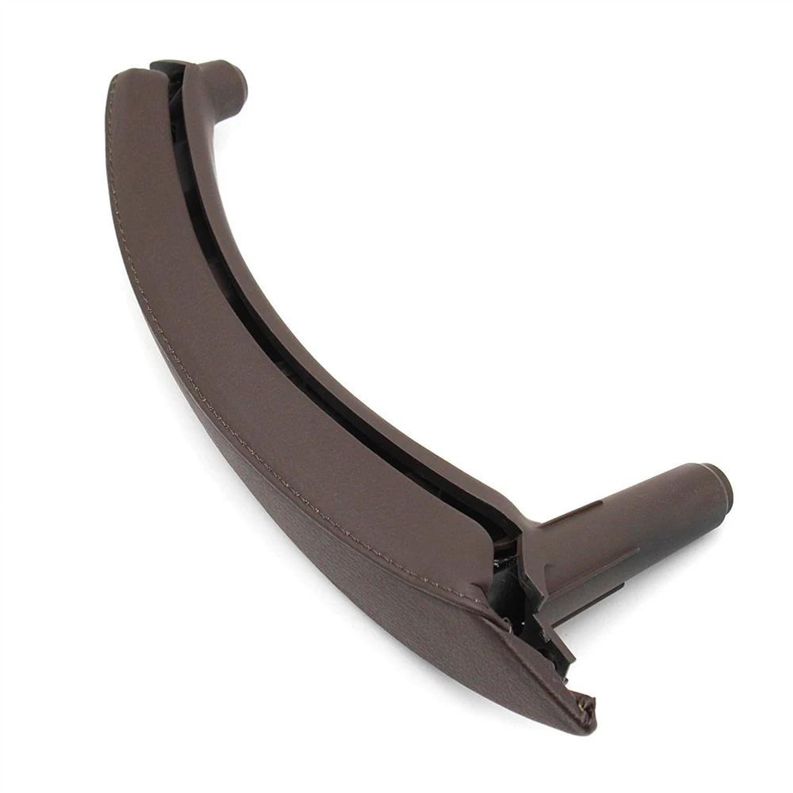 BLNETU Interior Door Armrest Panel Door Handle Cover Pull Assembly Replacement for X5 X6 E70 E71 E72 2007-2013 (Moka Right)