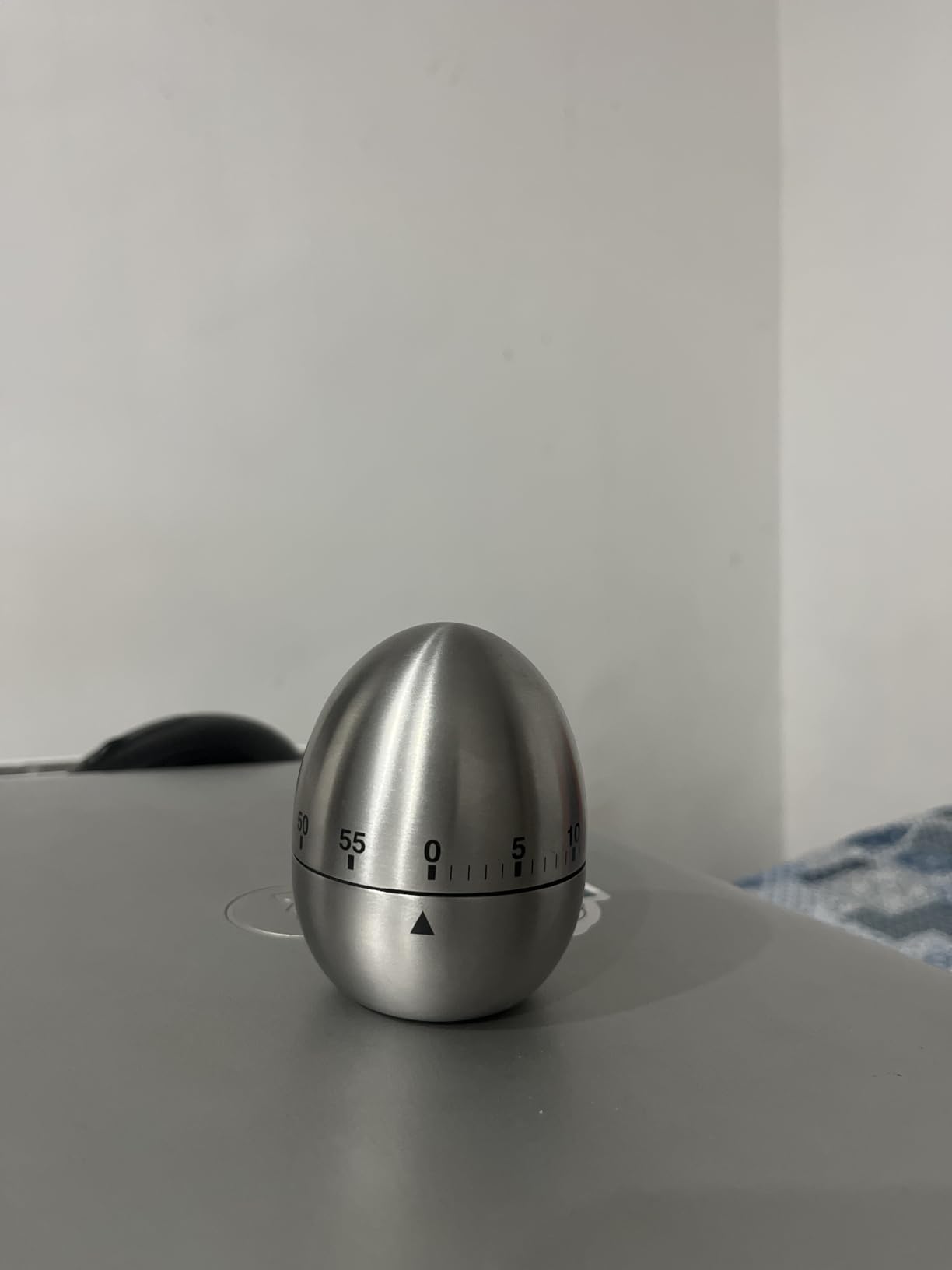 LIMBANI BROTHERS Egg Shape Kitchen Timer Cute Manual,Stainless Steel ...