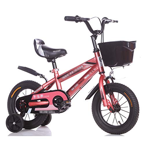 WGYAREAM Kinderfahrrad Jungen Mädchen Fahrrad Freestyle-Mädchen des Jungen des Kind-Kind-Fahrrad, in Größe 12”, 14”, 16”, 12”, mit Stabilisatoren (Color : Red, Size : 18inch)