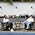 VONZOY 3 Pieces Patio Furniture Set, Outdoor Swivel Glider Rocker, Wicker Patio Bistro Set with Rocking Chair, Thickened Cushions and Table for Porch (Grey)