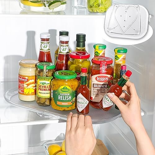 LAMU Lazy Susan Organizer 14.56''x11'' for Refrigerator Organizer...