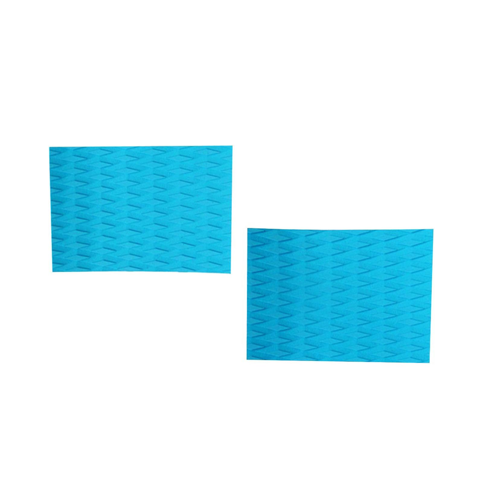 XIAOQENAN 2Pcs Surfing Skimboard Deck Traction Pad Nonslip Traction Pad Deck Grip Tail Pad For Boats Deck Kayaking Surfboard