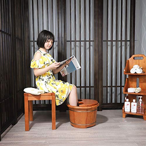 Balde de Madera para Baño de Pies Spa para Adultos miniatura 5