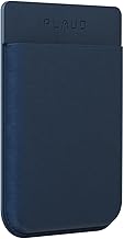Plaud Note Voice Recorder, Dedicated Case, Compatible with MagSafe, Mounts to Mobile Phones, Storage/Protection, Convenient for Recording Calls, Lightweight, Thin, Leather (Navy Blue)