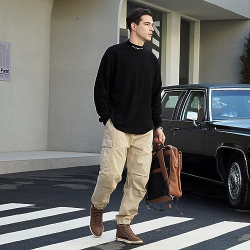 Jousen Men's Casual Shoes High Top Fashion Sneaker Lightweight Men Boots Shoes2