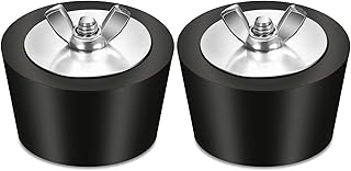 Honoson 2 Pieces Pool Winterizing Plugs Swimming Pool Winter Expansion Plug Rubber Plugs with SS Screw Stainless Steel Screw Bolts (2.5 Inches)