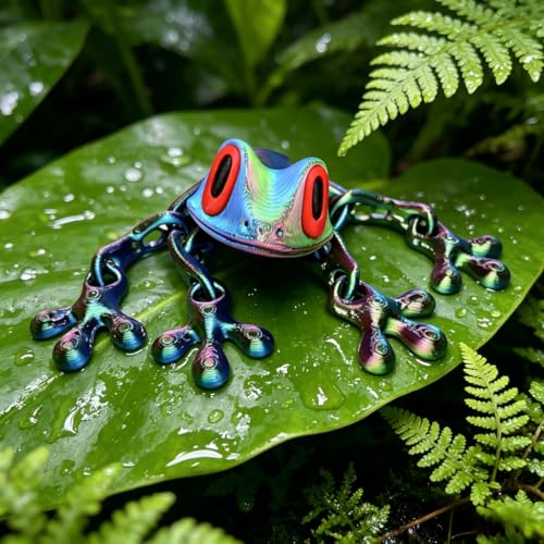 Imán decorativo rana 3D para refrigerador