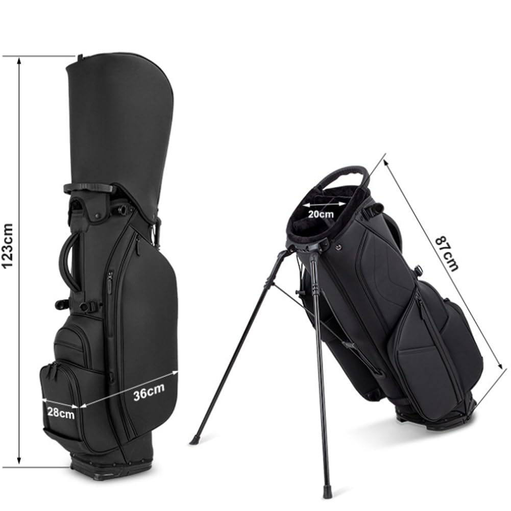 Torba golfowa o dużej pojemności, pionowy wózek golfowy z uchwytem, 4-kierunkowe przegrody, akcesoria treningowe premium do klubów i standardowych pól golfowych