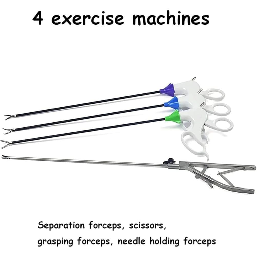 Caja de Entrenamiento portátil laparoscópica Plegable, simulador de Entrenamiento laparoscópico, Caja de Entrenamiento de simulación de laparoscopia, Conjunto de Entrenador laparoscópico