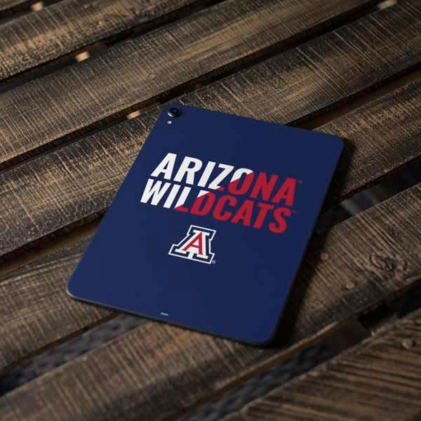 Skinit Decal Tablet Skin Compatible with iPad Pro 12.9in (2021) - Officially Licensed University of Arizona Wildcats Logo Split Blue Design