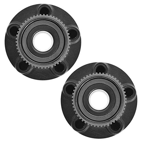 Image of TRQ 2 Piece Rear Wheel Bearing & Hub Assembly Set Compatible with 2001-2007 Ford Taurus 2001-2005 Mercury Sable