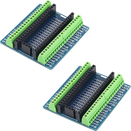 Platine Pi Pico Breakout Board à vis 2.54 pour brancher facilement vos capteurs