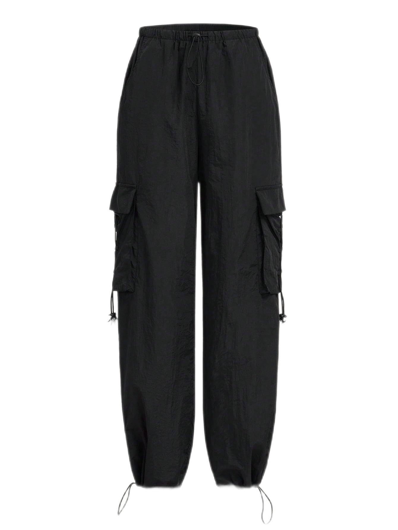 Womens Pants Flap Pocket Side Cargo Pants Pant for Women