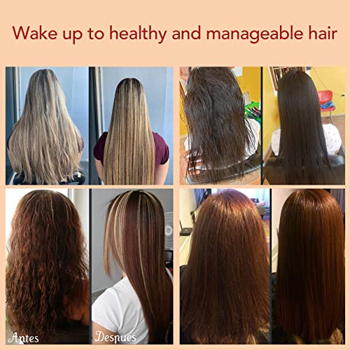 Alda Chocolate Brazilian Keratine Treatment Permanent Straightening Blowout 32 Fl Oz + Shampoo Clarifying 16 Fl Oz. #TOP6