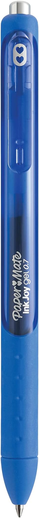 Paper Mate InkJoy Gel Retráctil Punto Medio 0.7mm Tinta Azul Pack 4 miniatura 3