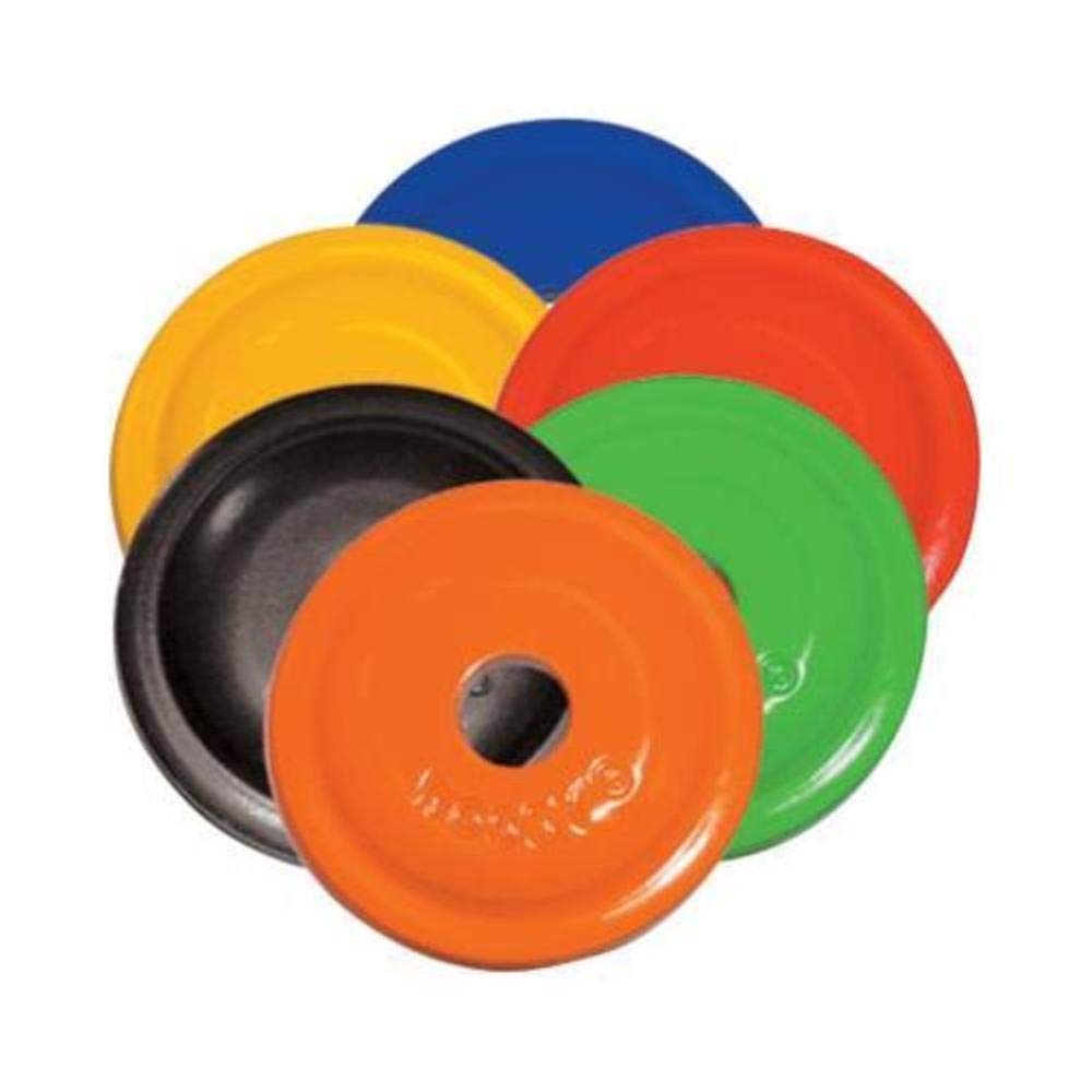 International Engineering Round Aluminum Support Plates - Blue - 5/16in. Thread