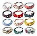 Produktbild LZYMSZ 12pcs Headbands Blumenmuster tenmuster Headwrap Twist Knoten Haar Band Yoga Head Packungen Sport Elastic Turban (12-color-adult)