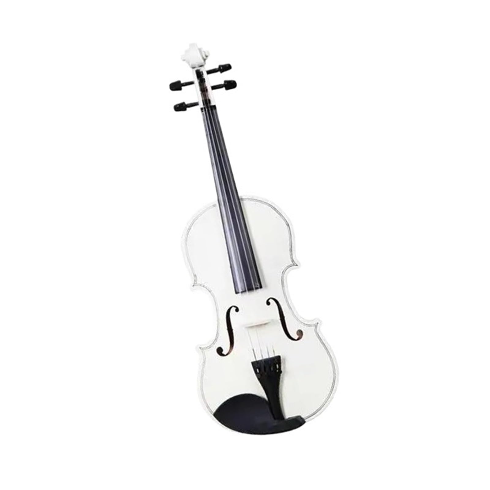 Violín Acústico 4/4 Con Estuche Y Arco Blanco Instrumento De Violín