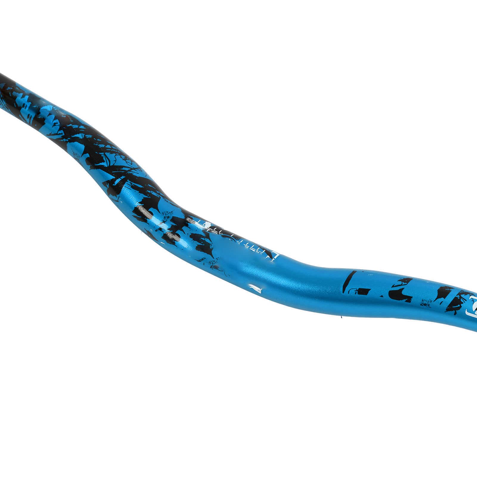 Guidon de Piste de Roue en Alliage D'aluminium Haute Résistance, Longueur de 780 Mm, Conception Ergonomique pour le Vélo de Montagne de Descente (Bleu)