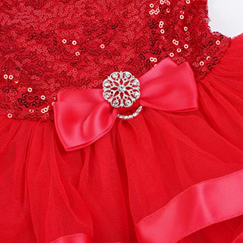 P.retty.dg Dog Dresses For Small Dogs Girl Puppy Dog Tutu Dress Dog Dresses Fashion Pet Dog Clothes Female Puppy Dresses For Girl Small Dogs Cats Summer Dress Mesh Sequins Party Dress For Dogs Red S #TOP4