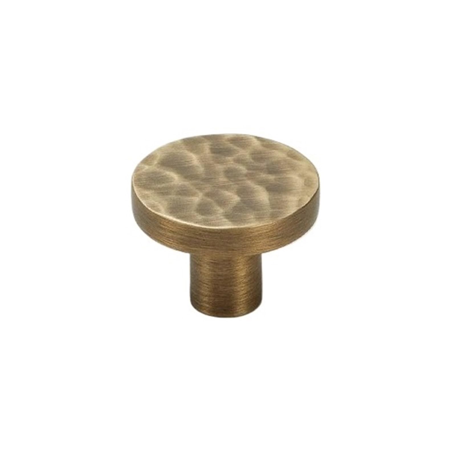 Vintage Brass Cabinet Drawer Handles, Hand-Hammered Texture Furniture Pulls