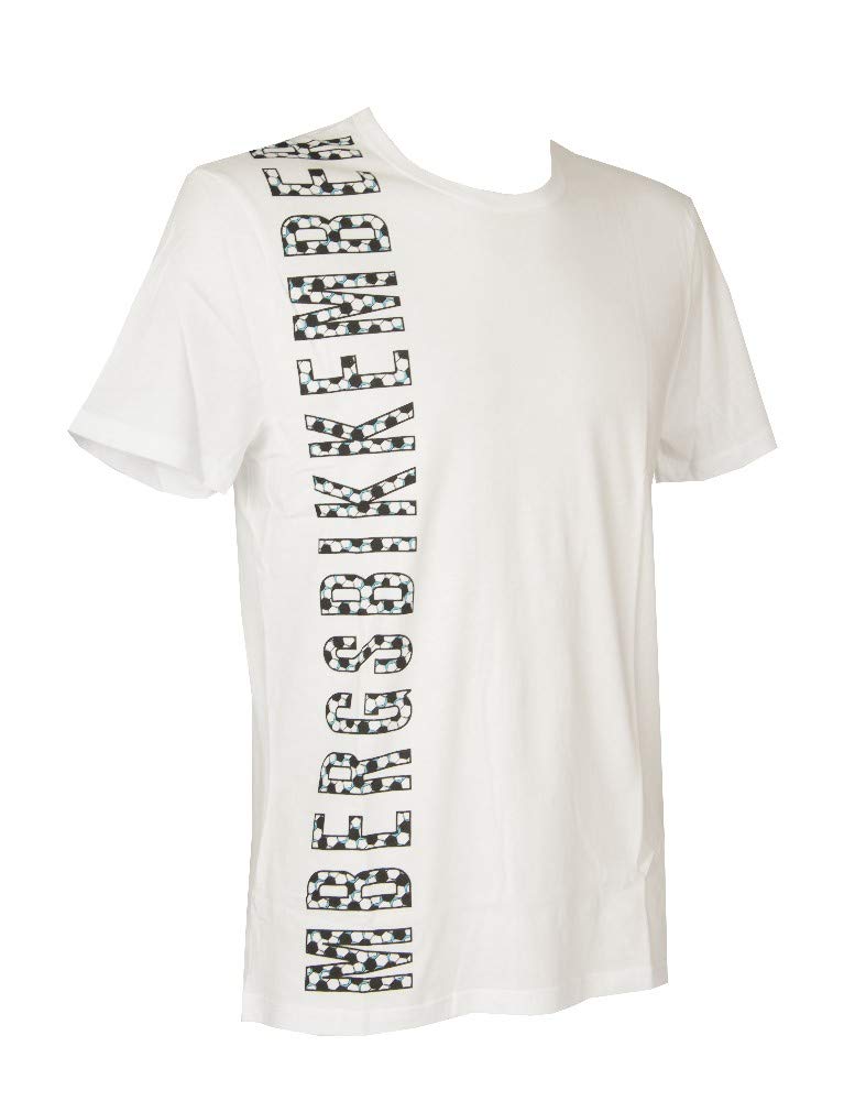 Camiseta hombr Manga Corta con Cuello Redondo Bikkembergs Artículo VBKT05026 T-Shirt Big Logo Football
