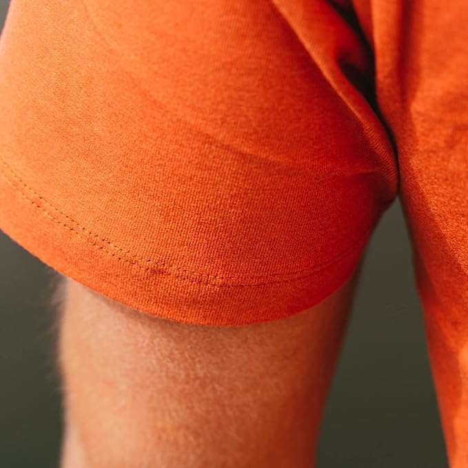 Men's 100% Organic Cotton T-Shirt - Fair Trade Certified - Mens Cotton Tees - Solid Color T Shirt (4 Pack) - Image 8