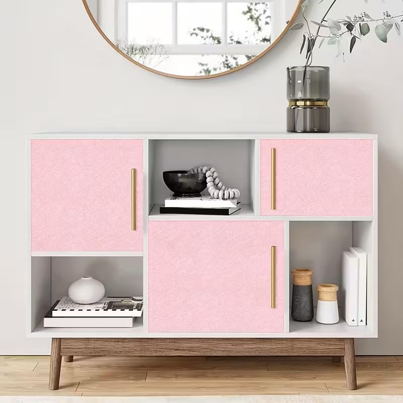 Image of Peel and Stick Wallpaper for Walls (45x300 cm) Pack of 1 | Waterproof Self Adhesive PVC Wallpaper for Bedroom, Living Room, Home, Office & Cupboard (Pink Textured)