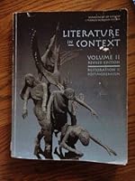 Literature in Context Volume II Carson-Newman college 0536093776 Book Cover