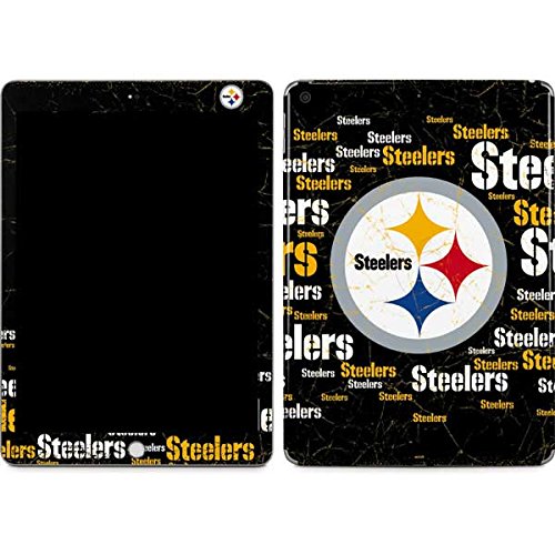 Skinit Decal Tablet Skin Compatible with iPad 9.7in (2018) - Officially Licensed NFL Pittsburgh Steelers Black Blast Design