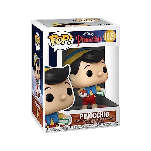 Funko Pop! Disney: Pinocchio - School Bound - Pinocho - Figura de Vinilo Coleccionable - Idea de Regalo- Mercancia Oficial - Juguetes para Niños y Adultos - Movies Fans