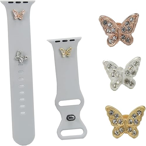 Miniatura 1 de Dijes para correa de reloj (correas para iWatch incluidas) compatibles con Apple Watch de 1.49, 1.57, 1.61, 1.65, 1.73 y 1.73 pulgadas, Series 8