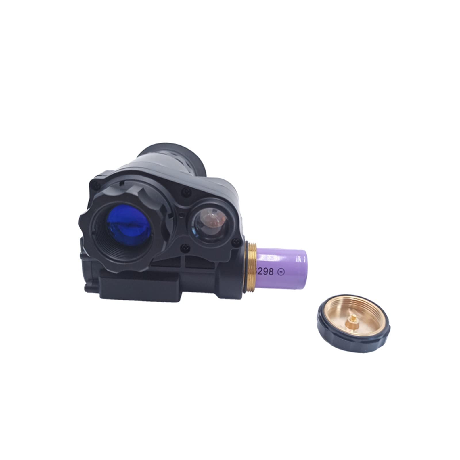 Gogle noktowizyjne, NVG10 Hunting Digital Range 300m/656ft montowany na głowie monokularowy zielony przyrząd obserwacyjny noktowizor do nadzoru myśliwskiego Zdjęcia i wideo (Color : NVG10 Without sta