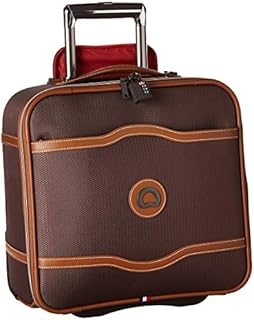 DELSEY Paris Chatelet Soft Air Luggage Under-Seater with 2 Wheels, Chocolate