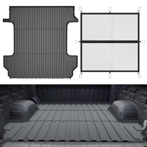 Pickup Box Out of Alignment - 2019-2021 Chevrolet Silverado & GMC Sierra 1500 7 AAGDD Truck Bed Mat for 2019-2026 Chevy Silverado 1500 & GMC Sierra 1500(Only Fit 5.8FT Bed),All Weather Protection Rubber Truck Bed Liner Accessories,Not Fit Optional CarbonPro Bed/2019 Classic