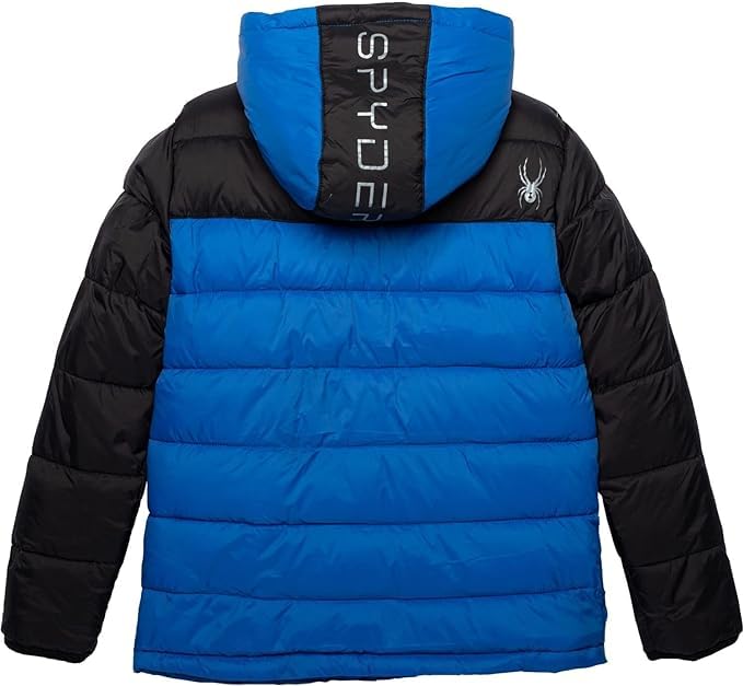 Spyder Youth Boys Winter Jacket-Old Glory Bright lue and Black XL (18-20)2