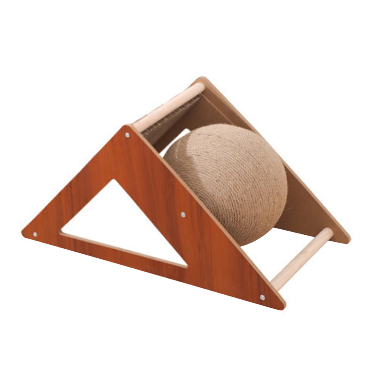 TOYANDONA Rascador De Suelo para Gatos Tabla Rascadora Triangular Juguete para Rascar Gatos Rascador para Gatitos Casa