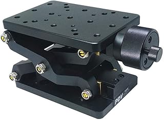 TOPCHANCES 60mm Precise Manual Lift Manual Lab Jack Elevator Optical Sliding Lift Travel