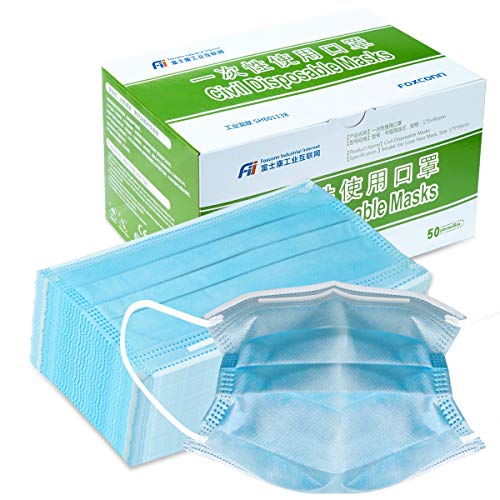50pack de Protection jetable pour Le Visage Protection du Nez?Livraison DPD, arrivée 5-9 Jours